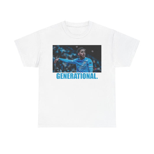 Cherki - 'GENERATIONAL.' - Manchester City T-Shirt