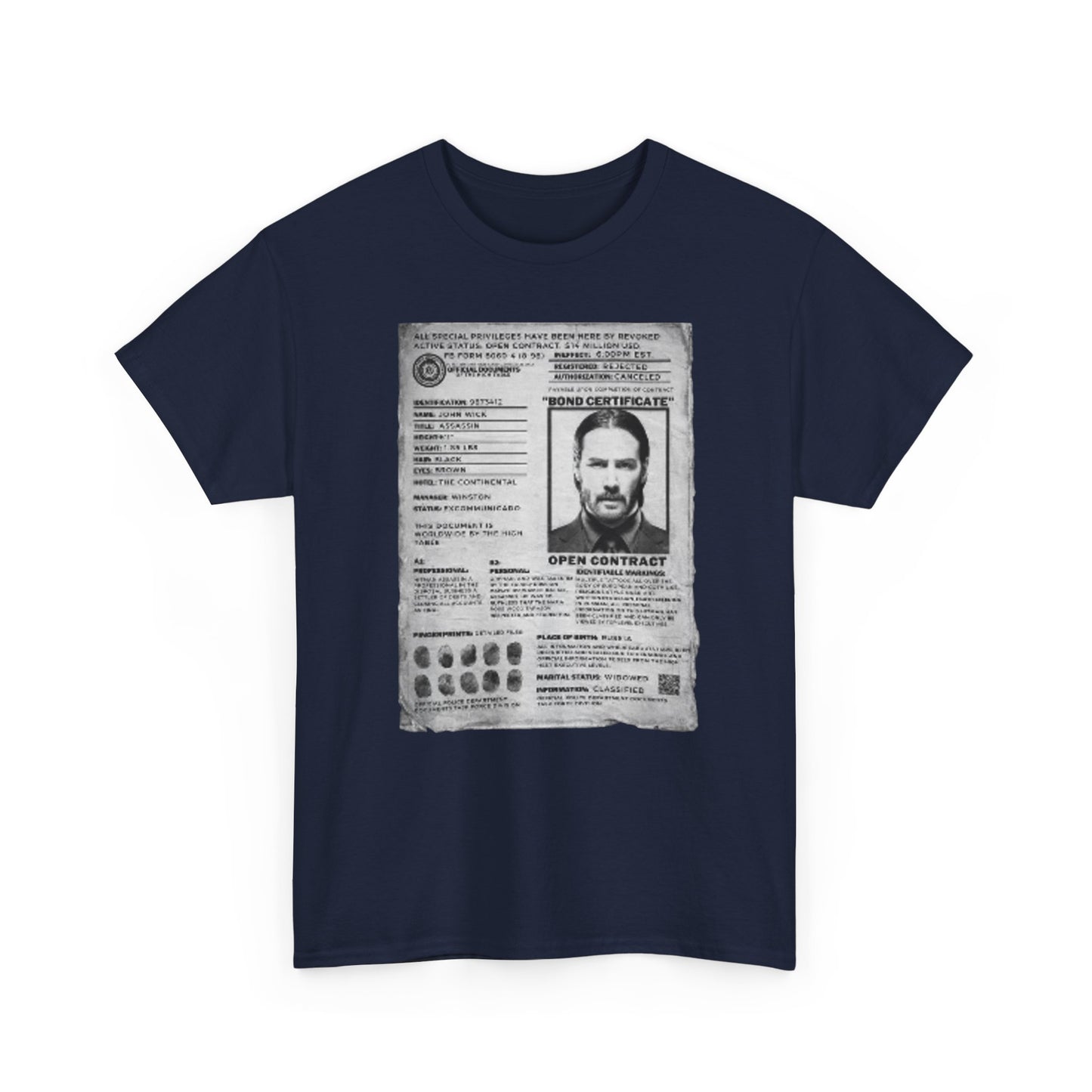 'Wick' Open Contract Graphic Tee