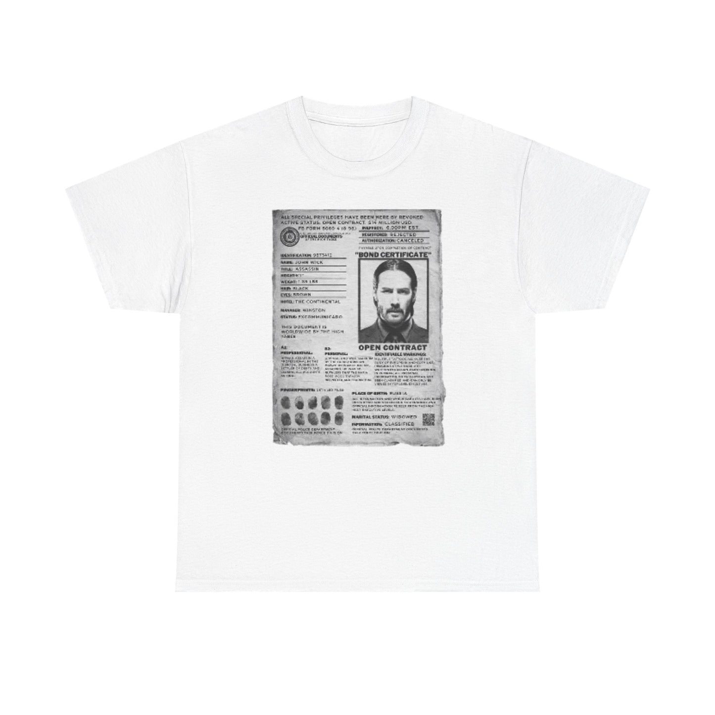 'Wick' Open Contract Graphic Tee