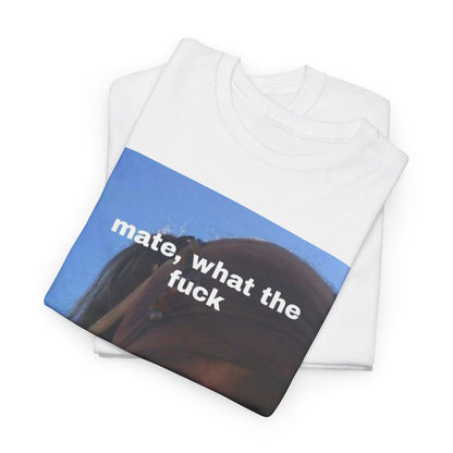 "mate, what the fuck" Captain Jack Sparrow Graphic Tee