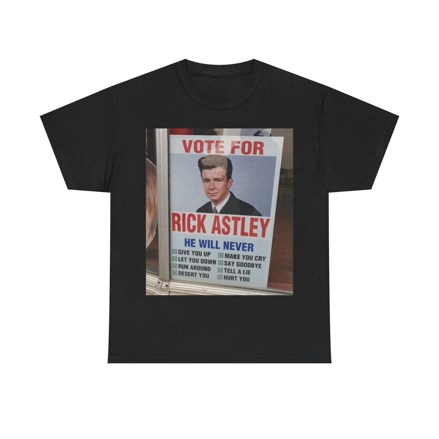Vote for Rick Astley! Graphic Tee