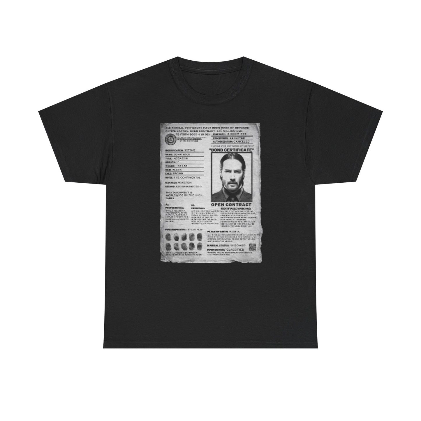 'Wick' Open Contract Graphic Tee