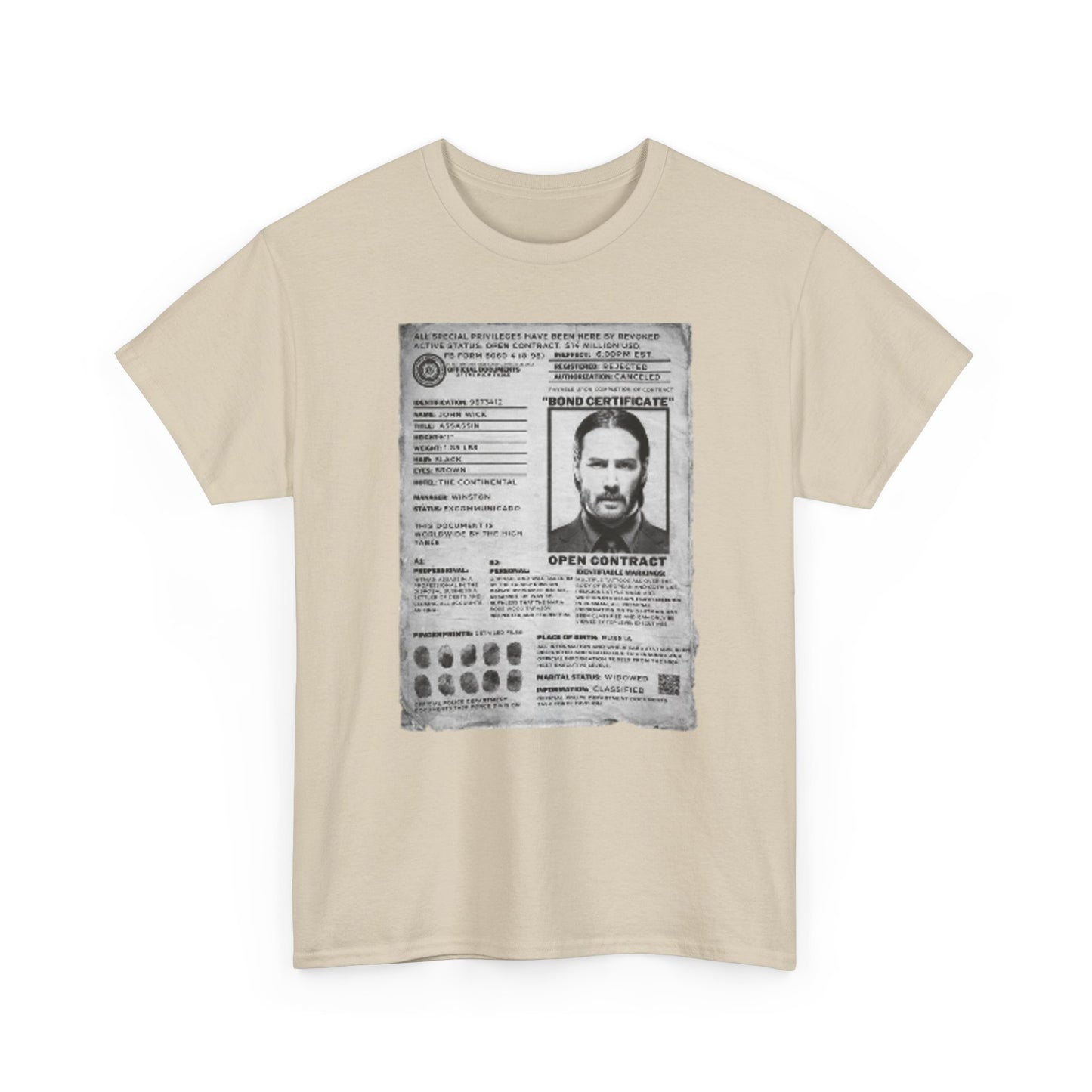 'Wick' Open Contract Graphic Tee