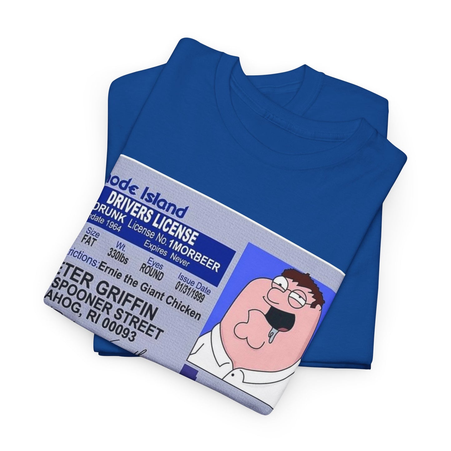 Peter Griffin Driver's License Graphic Tee
