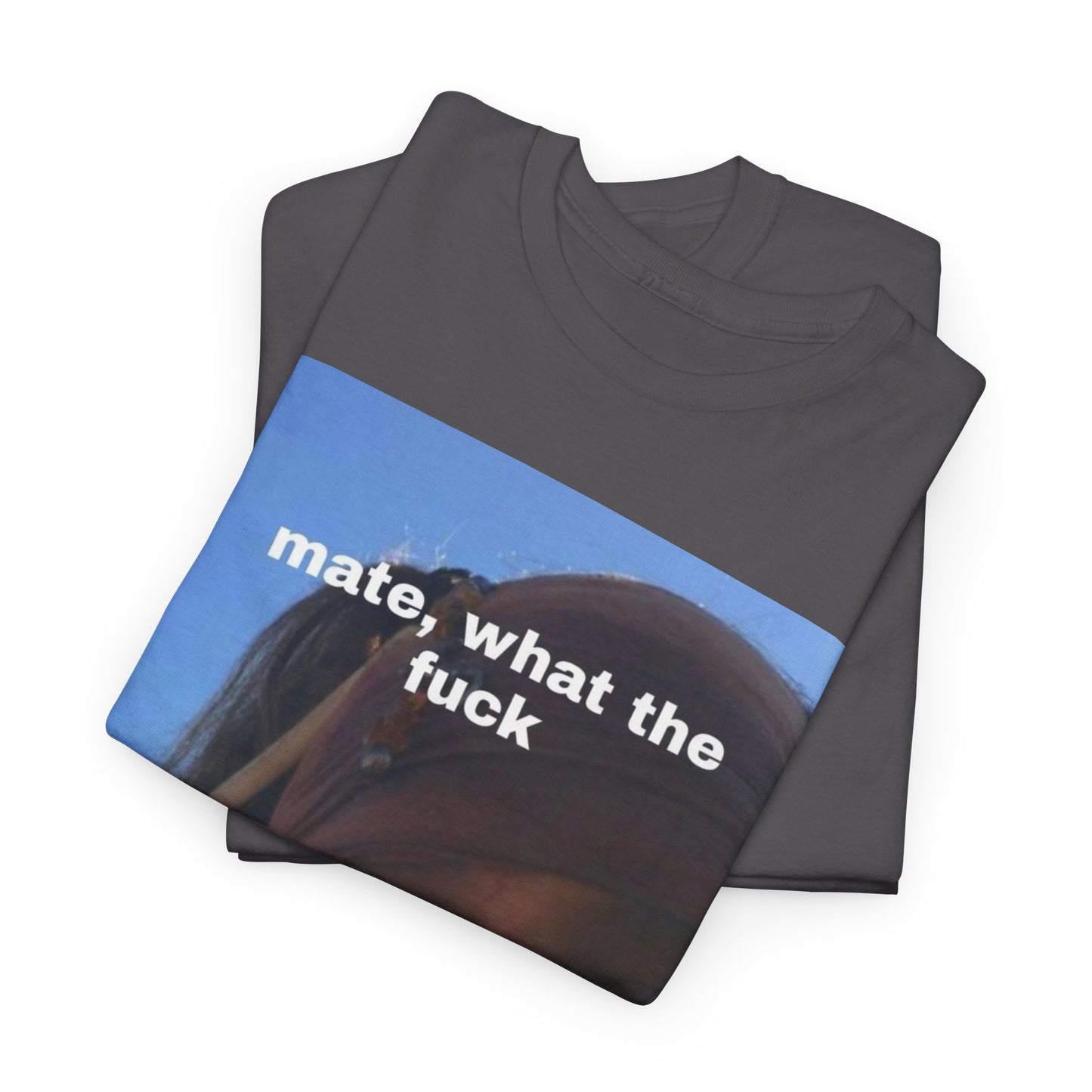 "mate, what the fuck" Captain Jack Sparrow Graphic Tee