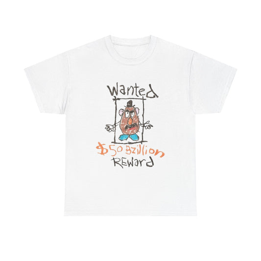 Wanted 50 Bazillion Reward 'Mr. Potato' Graphic Tee
