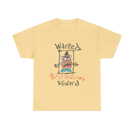 Wanted 50 Bazillion Reward 'Mr. Potato' Graphic Tee