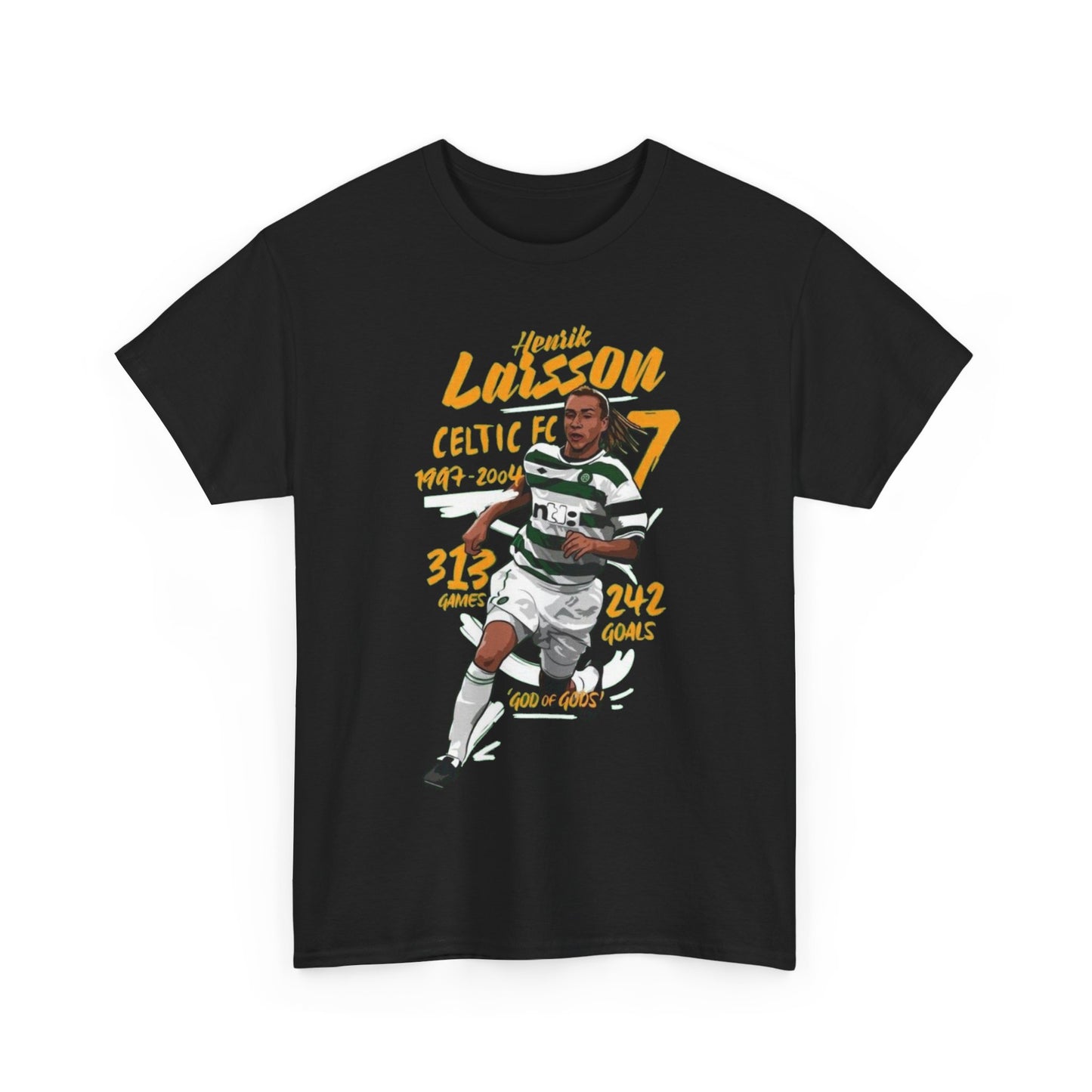 Henrik Larsson 'King of Kings' - Celtic Tee