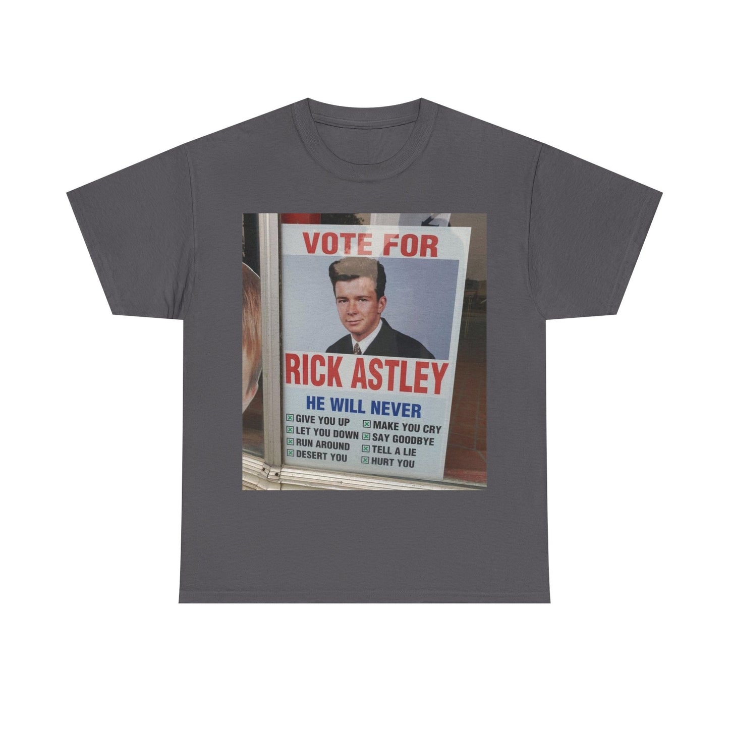 Vote for Rick Astley! Graphic Tee