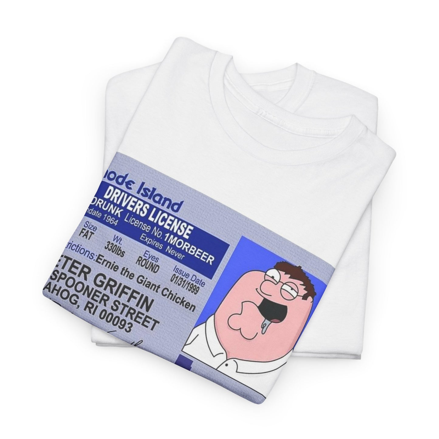 Peter Griffin Driver's License Graphic Tee